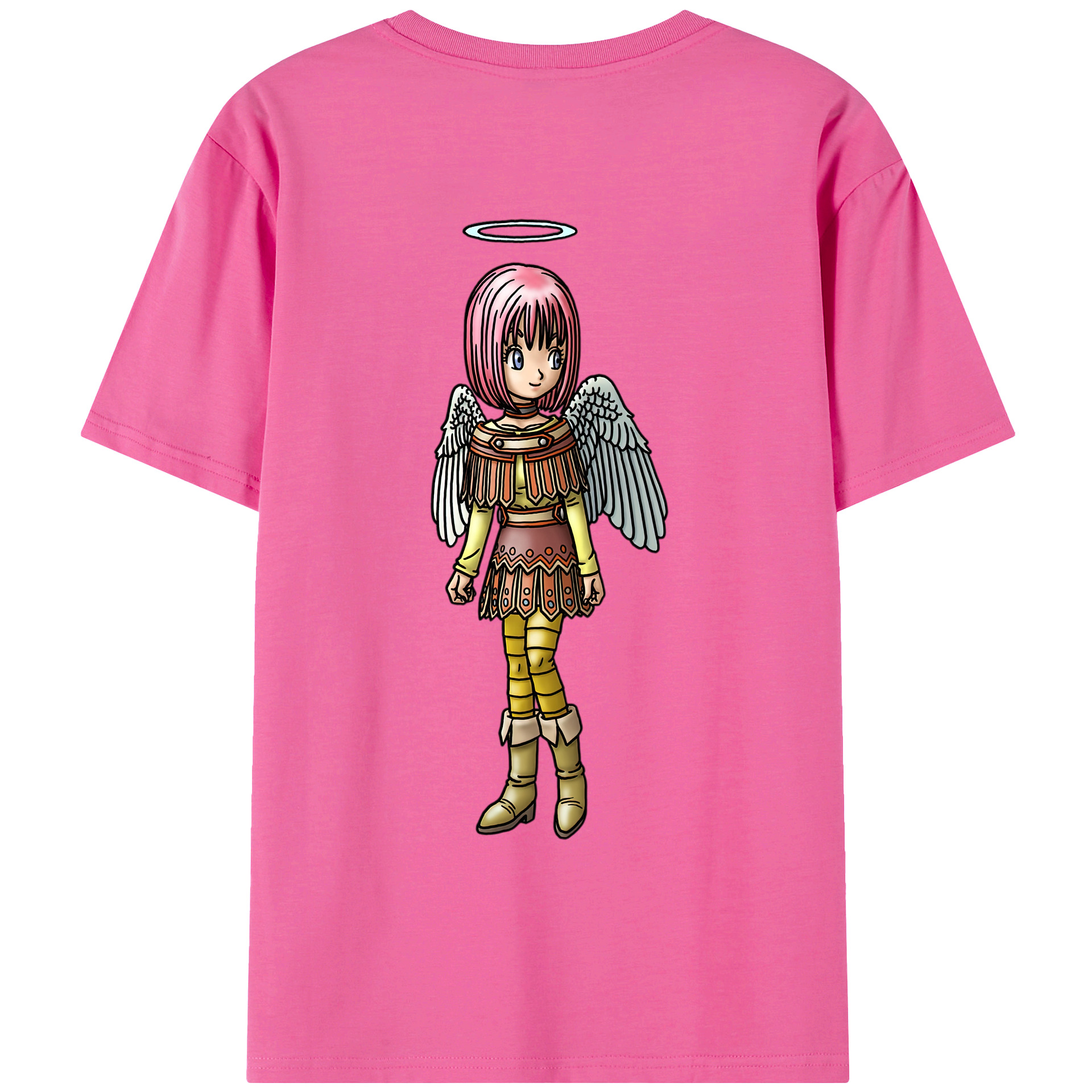（画像用） ドラゴンクエスト Doragon Kuesuto Dragon Quest レディース半袖Tシャツ(バックプリント)